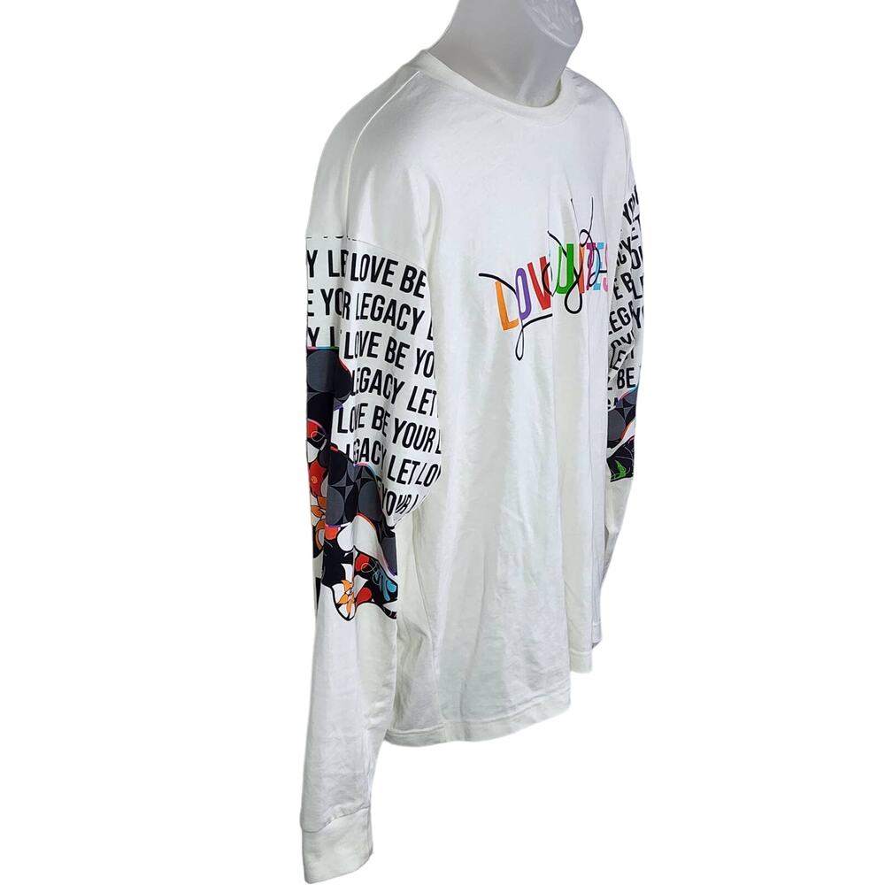 Adidas x Rich Mnisi Pride Love Unites Long Sleeve Graphic Tee Medium - Picture 5 of 12